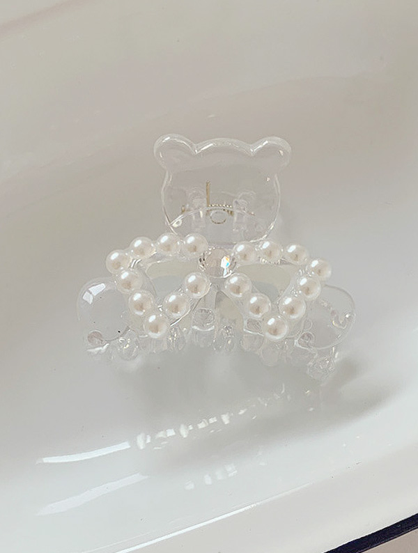 lovely bear hairpin / 러블리 베어 헤어핀 (1color)