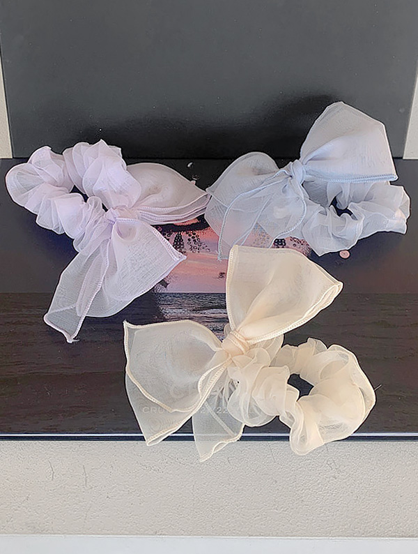 eve chiffon scrunchie / 이브 쉬폰 스크런치 (3color)