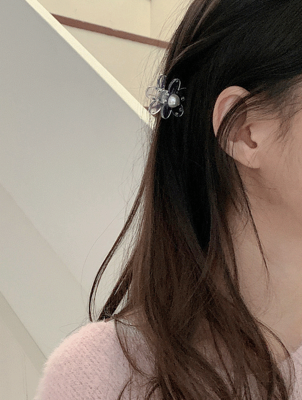 (1+1) small floral hairpin / 스몰 플로랄 헤어핀 (3color)