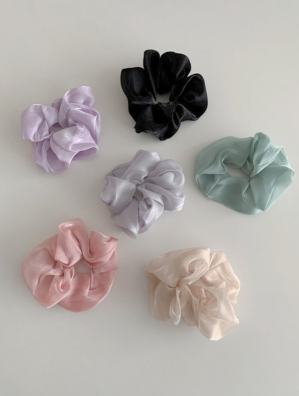 sana gloss scrunchie / 사나 글로스 스크런치 (6color)