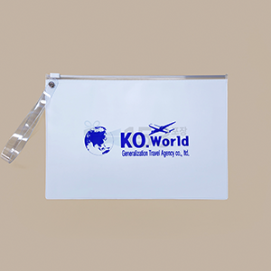 PVC 슬라이드 지퍼백 - 손목걸이형 (KO.world),153포장