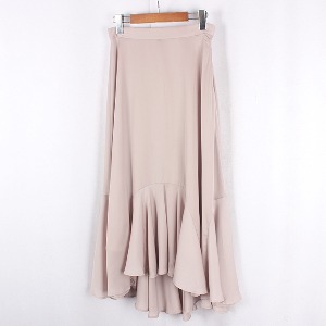 AG Poly Fabric Pink Tone Maxi Skirt