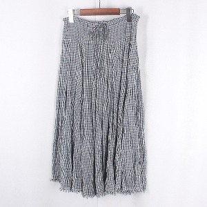 Simply Wrinkle Check Skirt