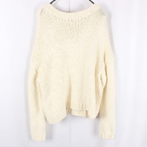 ANOTHER EDITION Cotton Bulky Sweater