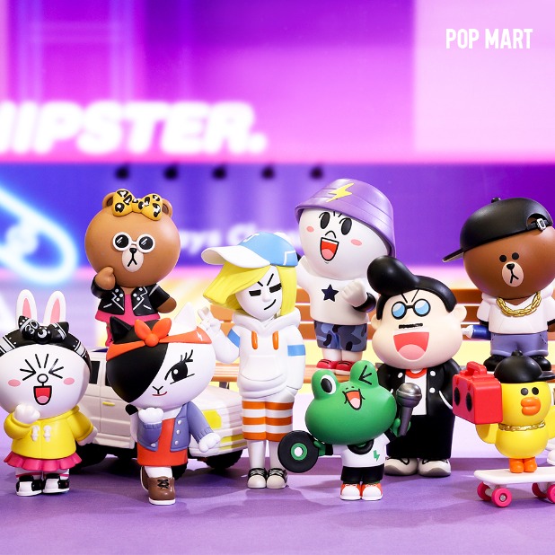 POP MART KOREA, LINE FRIENDS STREET - 라인 프렌즈 스트리트 시리즈 (박스)