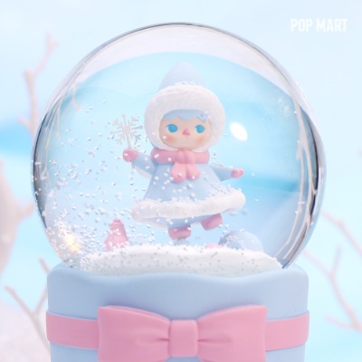 POP MART KOREA, Pucky Snow Fairy - 푸키 스노우 요정 크리스탈 볼
