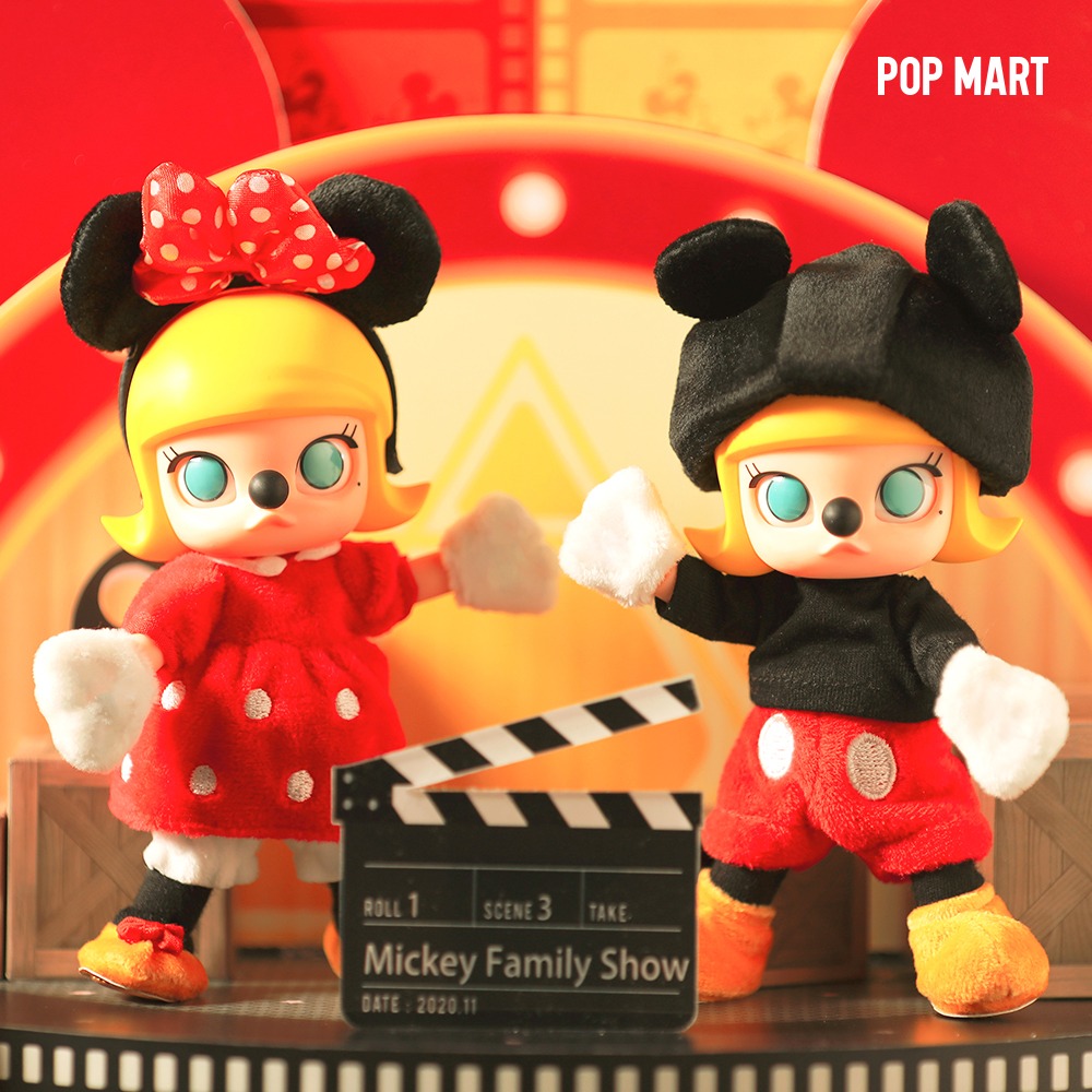 POP MART KOREA, Molly BJD Mickey &amp; Minnie - 몰리 BJD 미키 &amp; 미니