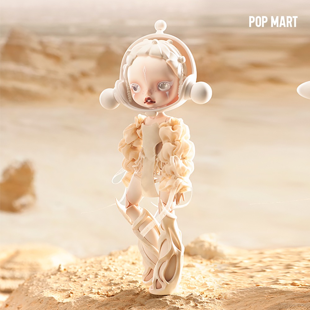 POP MART KOREA, SKULLPANDA White Dew BJD - 스컬판다 화이트 듀 BJD