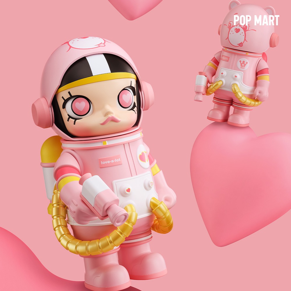 POP MART KOREA, MEGA SPACE MOLLY 메가 스페이스 몰리 러브 어랏 베어 400%+100%