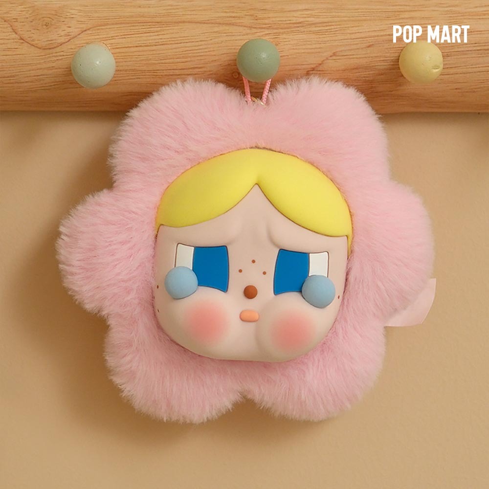 POP MART KOREA, CRYBABY Sad Club Series Silicone Plush Earphone Bag - 크라이베이비 새드 클럽 시리즈 실리콘 플러시 이어폰 백