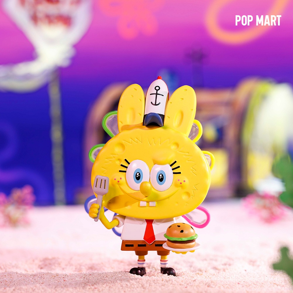 POP MART KOREA, Labubu X SpongeBob Series - 라부부 X 스폰지밥 시리즈 (랜덤)