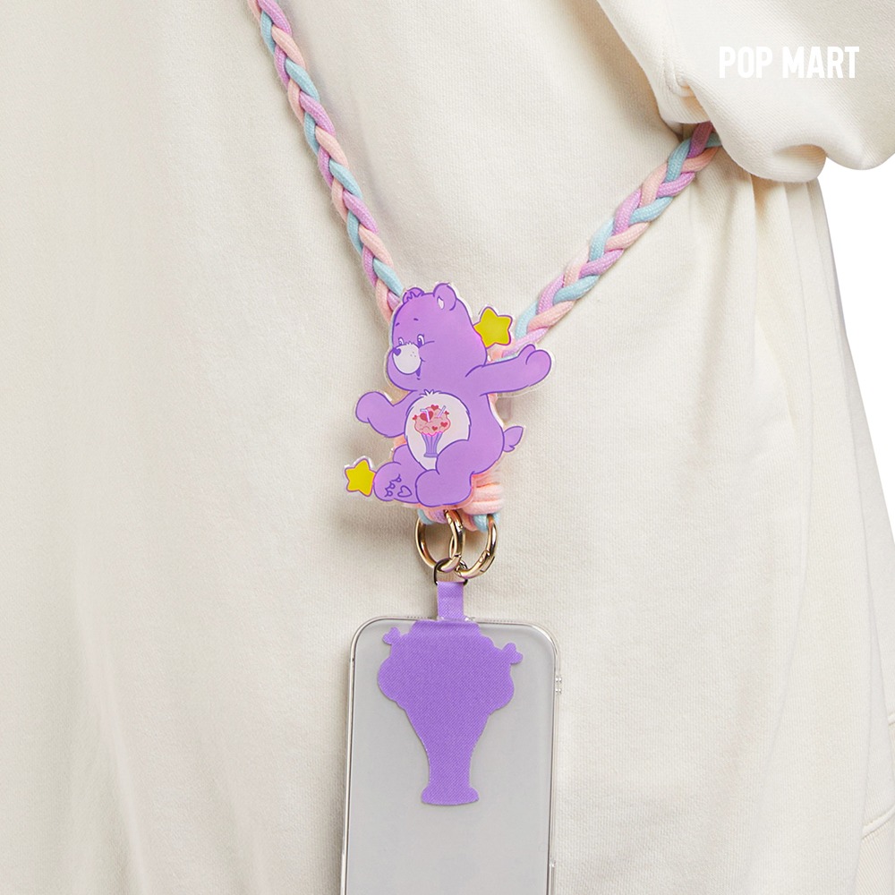 POP MART KOREA, Care Bears Cozy Life Series Acrylic Phone Lanyard - 케어베어스 코지 라이프 시리즈 아크릴 휴대폰 목걸이줄 (랜덤)