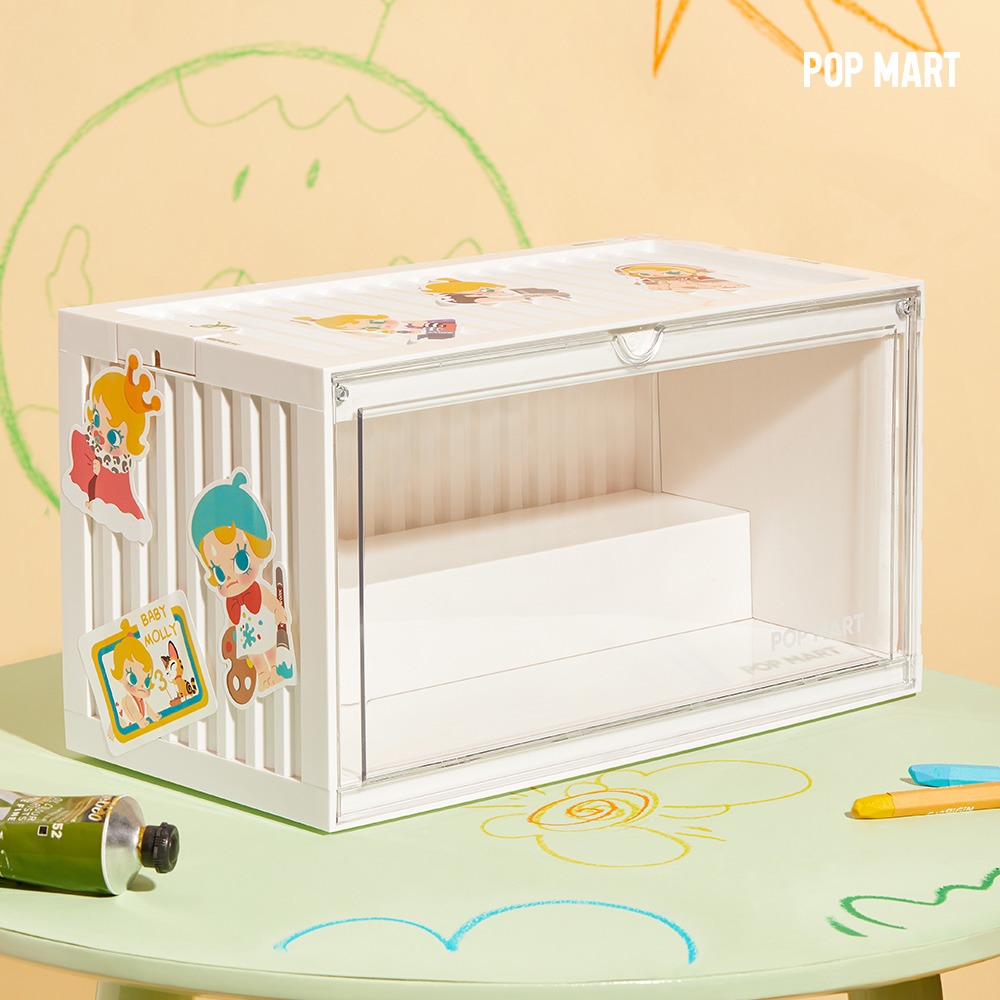 POP MART KOREA, MOLLY 베이비 몰리 두 살과 네 살 사이 시리즈 디스플레이 컨테이너