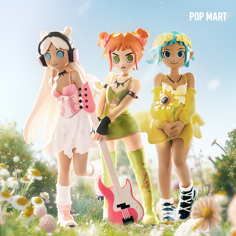 POP MART KOREA, Peach Riot 피치라이엇 펑크 요정 밴드 시리즈 (박스)