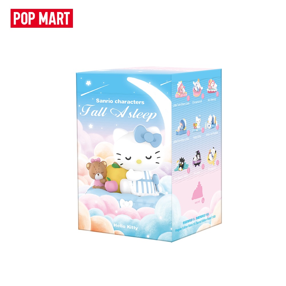 POP MART KOREA, Sanrio characters Fall Asleep - 산리오 따뜻한 수면 시리즈 (랜덤)