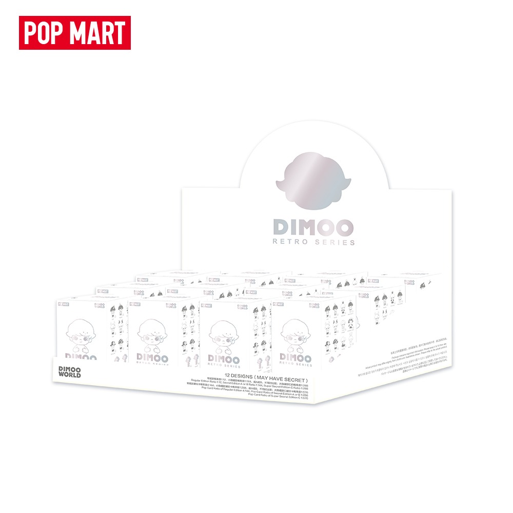 POP MART KOREA, DIMOO Retro - 디무 레트로 시리즈 (박스)