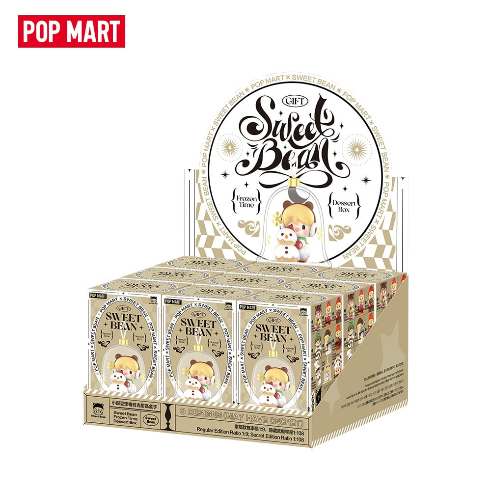 POP MART KOREA, Sweet Bean Frozen Time Dessert Box Series - 스위트빈 프로즌 타임 디저트 박스 시리즈 (박스)