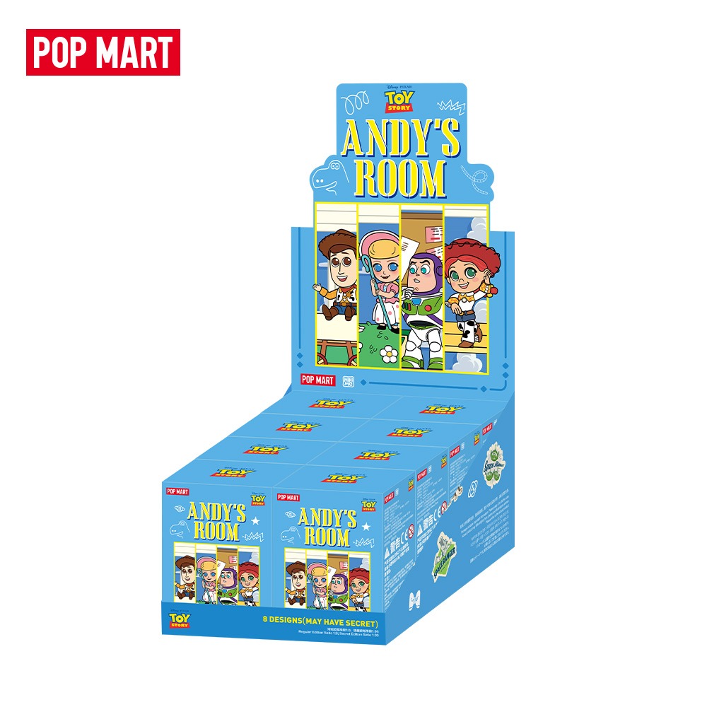 POP MART KOREA, DISNEY 디즈니 토이 스토리: 앤디의 방 시리즈 (박스)