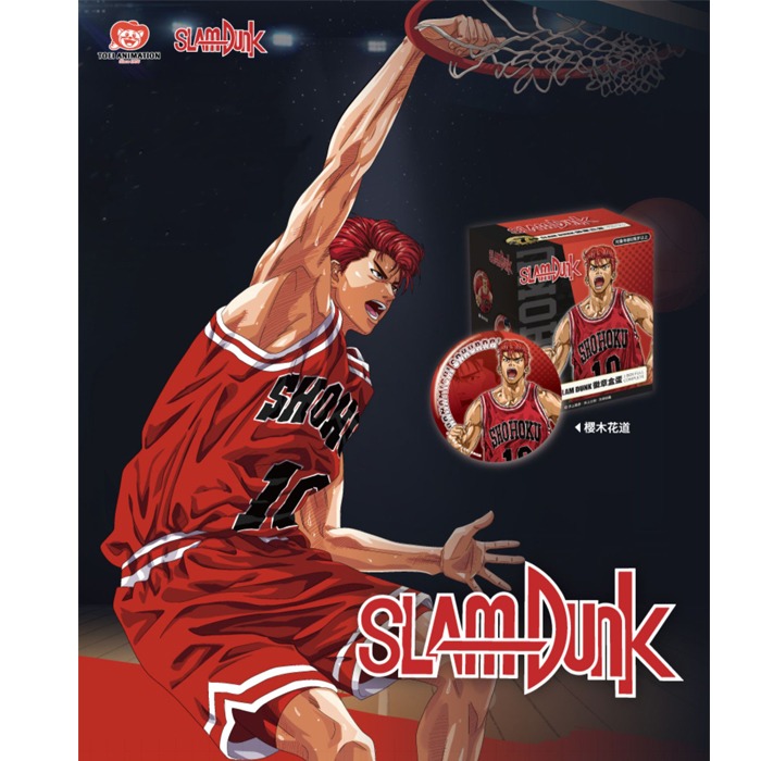 TOEI SLAM DUNK (슬램덩크) 오리지널 애니메이션 굿즈 북산 캔뱃지 랜덤(단품)