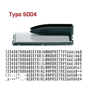 [자동스탬프]트로닷 Typo6004(4mm 활자)
