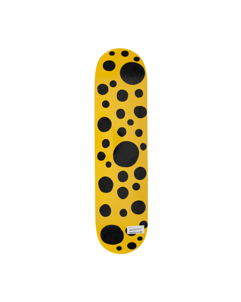 Yellow Big dots, Yayoi skateboard