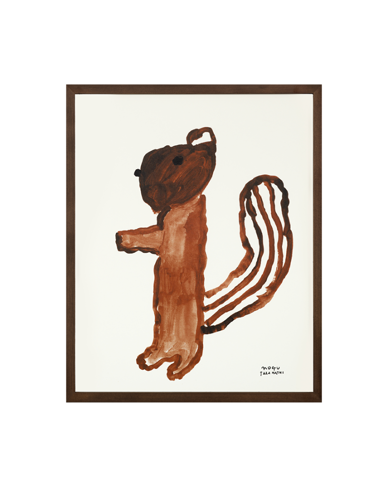 Squirrel poster, MOGU TAKAHASHI