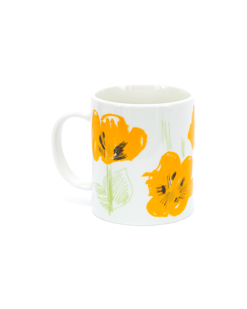 Yellow flower seen from namsan parle Mug