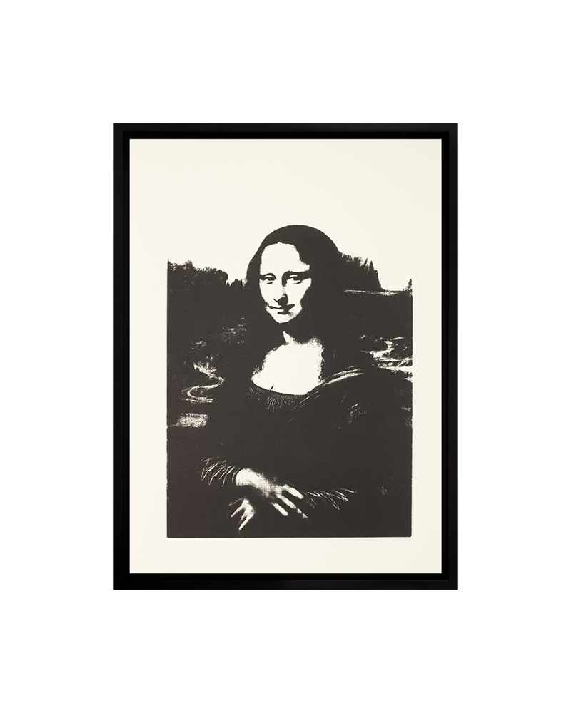 Mona Lisa #2 Black on Vellum