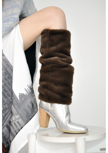 mink leg warmers(2color)