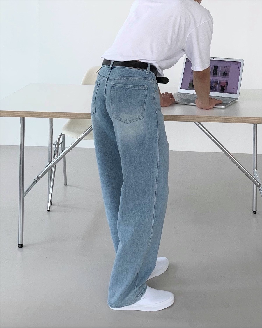 (주문폭주) no semi wide denim pants (누적판매 1000장)