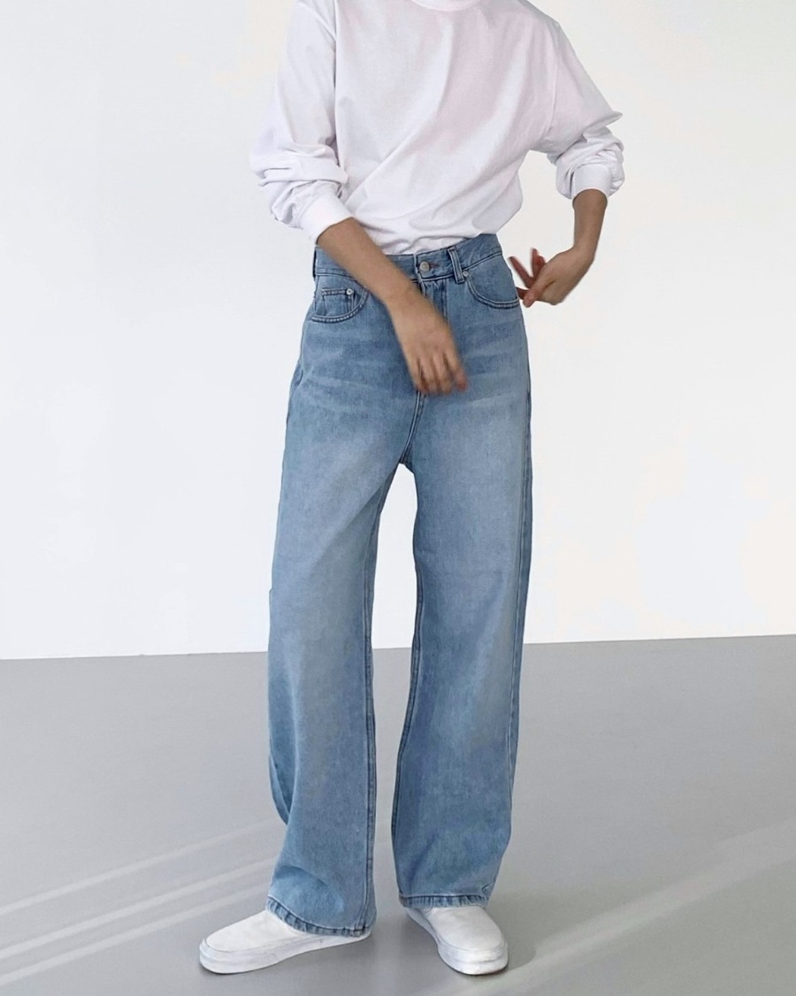 natural denim pants (2color) (주문폭주)