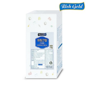 리치골드 식물성 가당 휘핑크림 1kg