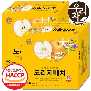 송원 도라지배차 100Tx2개/생강차/대추차/쌍화차/배즙