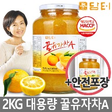 담터 꿀유자차A 2kg 전용포장