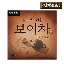 김동곤 명인 쌍계 보이차 40T/도라지차/둥굴레차/녹차