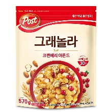 포스트 그래놀라 크랜베리 아몬드 대용량 570g