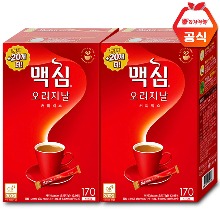 맥심 오리지날 커피믹스 170T+170T 총340T