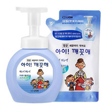 아이깨끗해 거품형 손세정제 키친민트 용기250ml+리필200ml