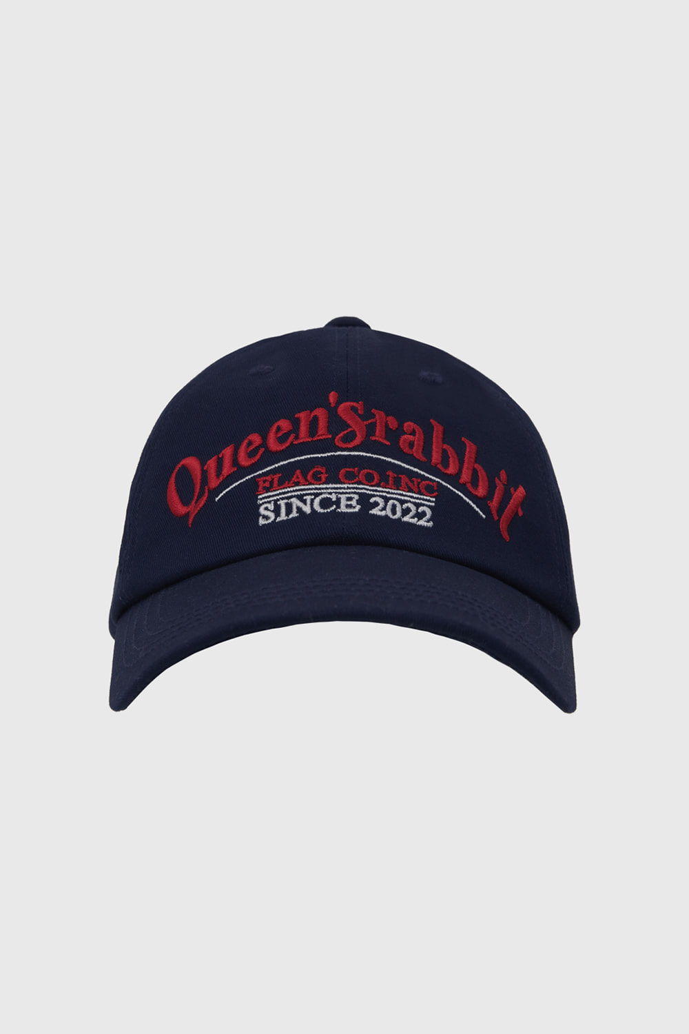 ◆Q'SRB◆ QSRB Cotton Chino Lettering Baseball Cap QSRB Cotton Chino Lettering Baseball Cap - QUEENS RABBIT