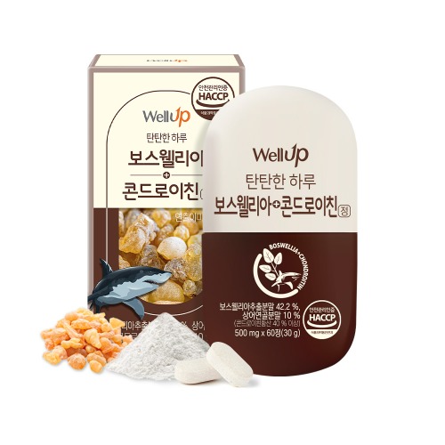 로엘 웰업 탄탄한 하루 보스웰리아콘드로이친정(500mg x 60캡슐) 모음전