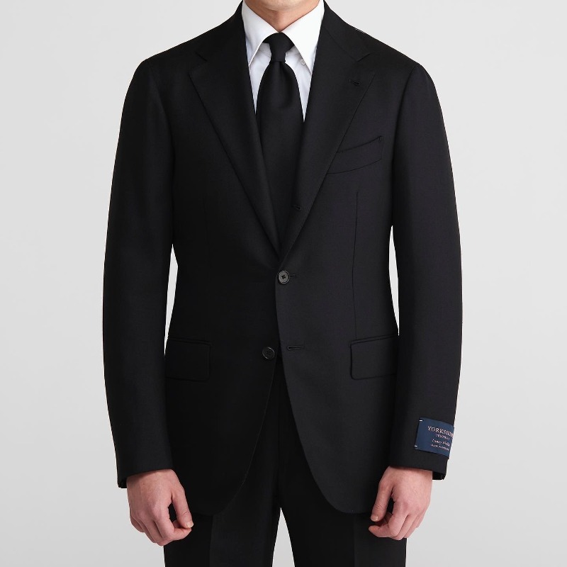 (재입고) CASA DEL SARTO BLACK LABEL SUITS(JACKET+PANTS) X ENGLAND, YORKSHIRE TEXTILES BLACK