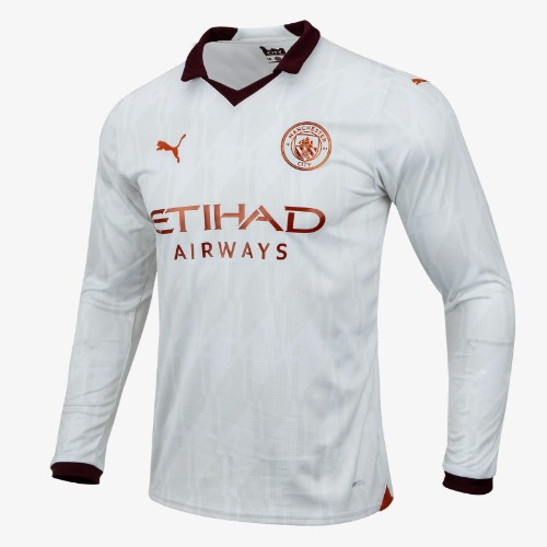 23-24 Manchester City Away L/S Jersey (77045002)