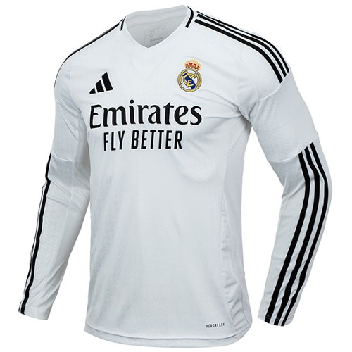 24-25 Real Madrid Home L/S Jersey (IT3442)