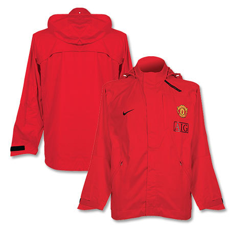 07-08 Manchester United Rain Jacket (Red)