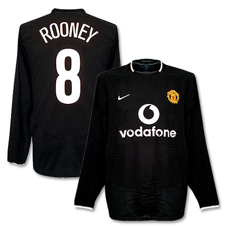 03-05 Manchester United Away L/S Code7 Player Issue