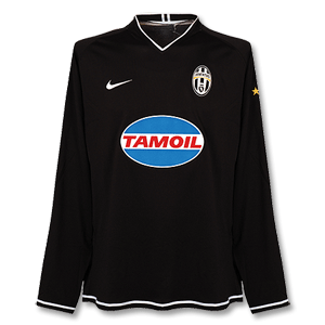 06-07 Juventus Away L/S + 10 DEL PIERO + Serie B Patch (Size:M)