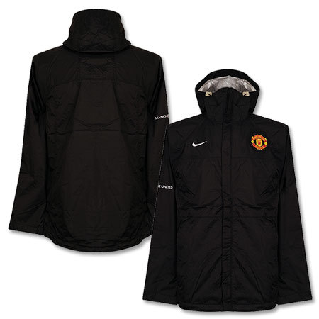 08-09 Manchester United Rain Jacket (Black)