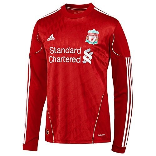 [Order]10-12 Liverpool(LFC) Home Tech-Fit Authentic L/S Jersey (Tech-Fit  / Player Issue)