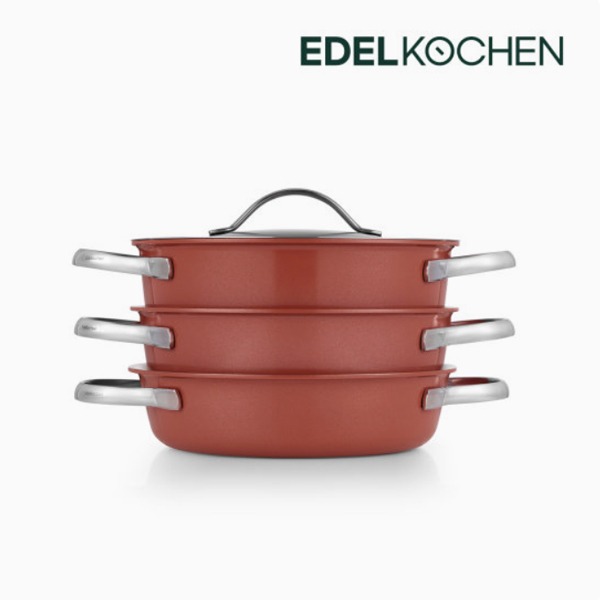 [새상품] [미개봉] Edelkochen 에델코첸 착착 냄비세트 20cm 세트 에코레드