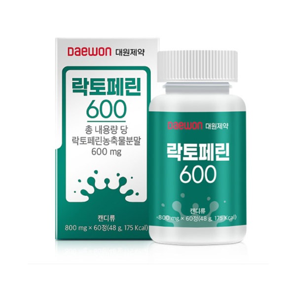 [새상품] [미개봉] 대원제약 락토페린600 800mg x 60정